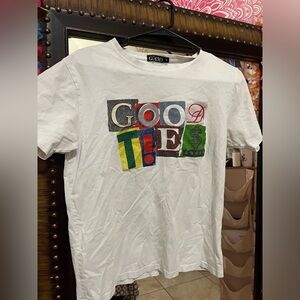 White Graphic Kids T-Shirt